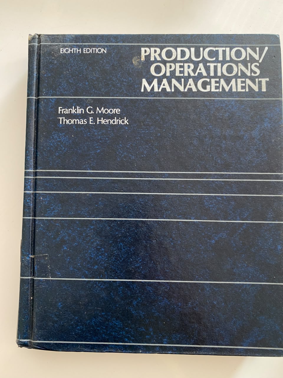 Production Operations Management