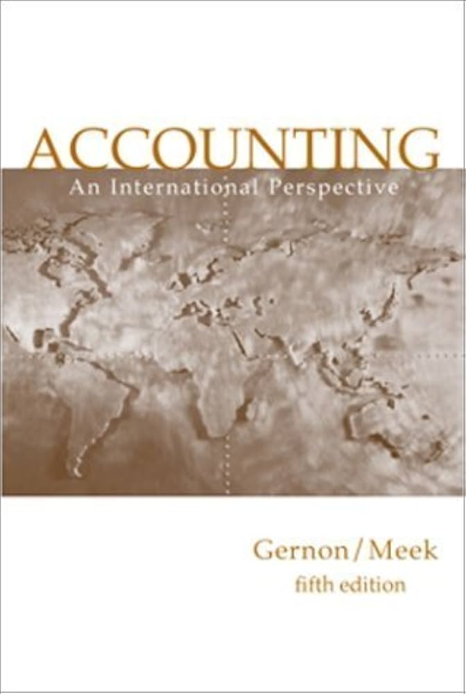 Accounting An International Perspective