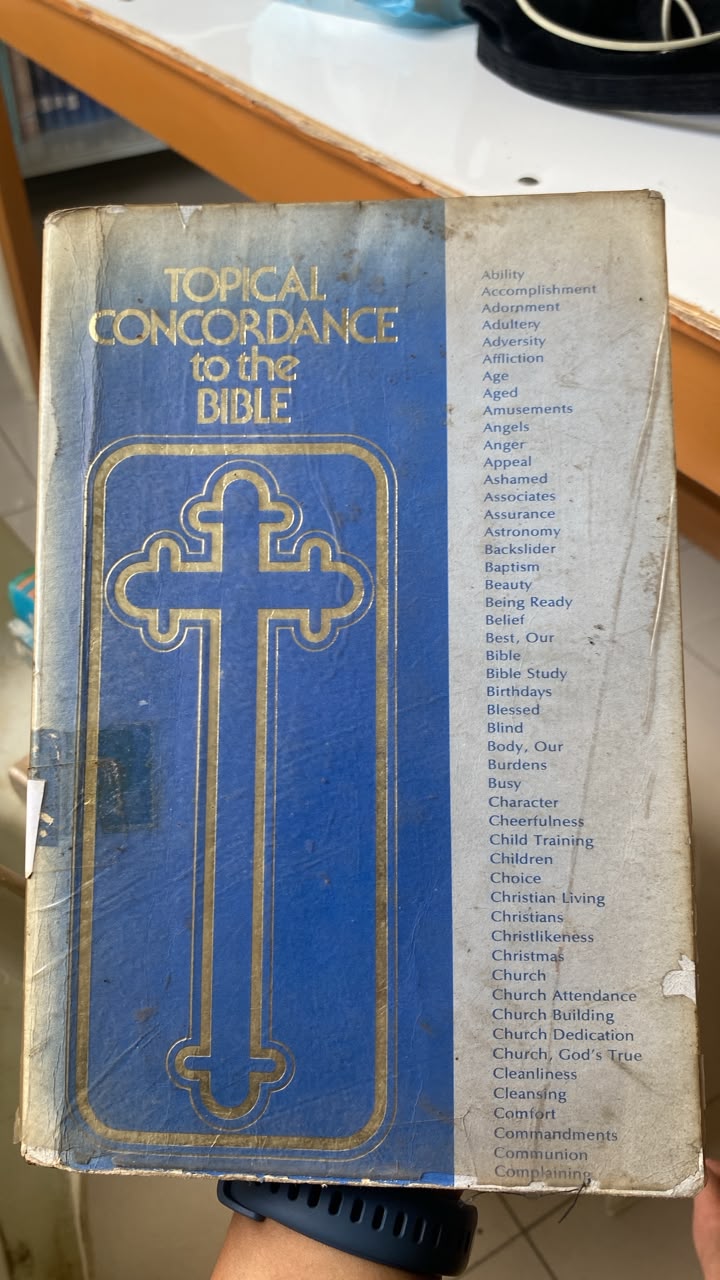 Topical Concrodance to the Bible
