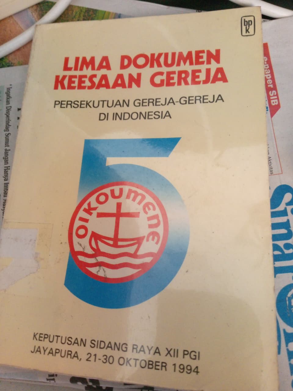 Lima Dukumen Keesaan  Gereja