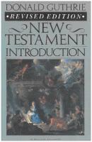New Testament Introduction