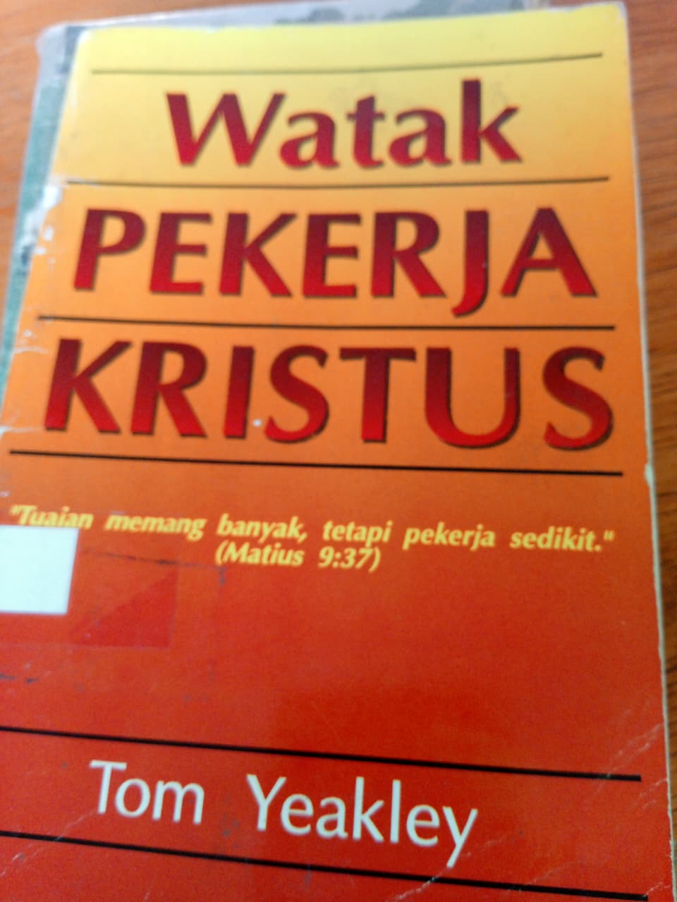 Watak Pekerja Kristus